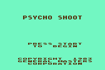 Psycho Shoot atari screenshot