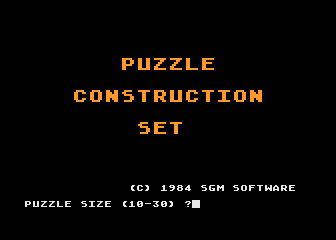 Puzzle Construction Set