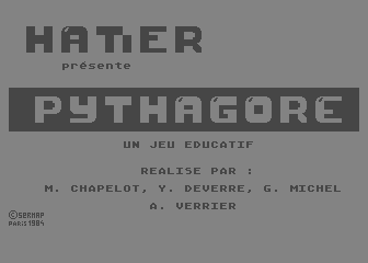 Pythagore atari screenshot