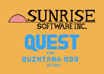 Quest for Quintana Roo atari screenshot