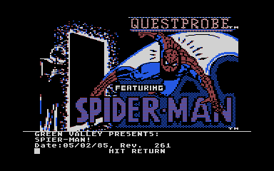 Questprobe #2 - Spider-Man atari screenshot