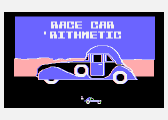 Race Car 'Rithmetic atari screenshot