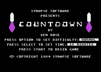 Rainbow Walker / Countdown atari screenshot