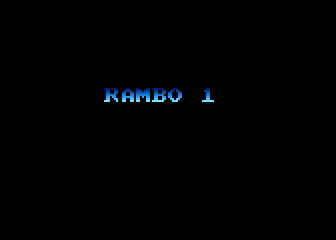 Rambo 1 atari screenshot