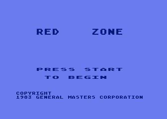 Red Zone atari screenshot