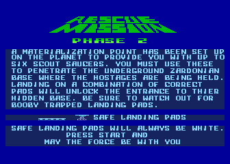 Rescue Mission - Phase 2 atari screenshot