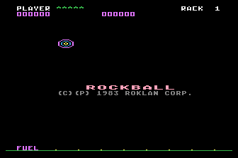 Rockball atari screenshot