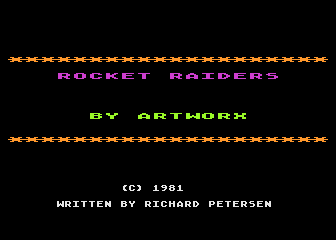 Rocket Raiders atari screenshot