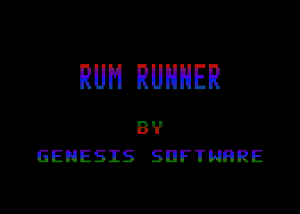 Rum Runner atari screenshot
