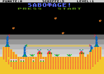 Sabotage! atari screenshot