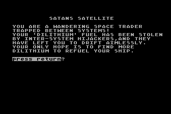 Satan's Satellite atari screenshot