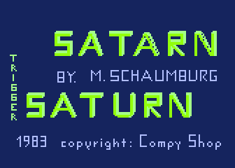 Satarn Saturn atari screenshot