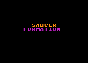 Saucer Formation atari screenshot