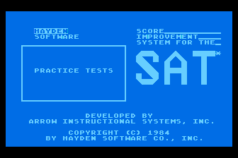 Score Improvement System for the SAT - Practice Tests atari screenshot
