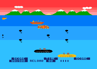 Arcade Classics - Seawolf II / Gun Fight atari screenshot