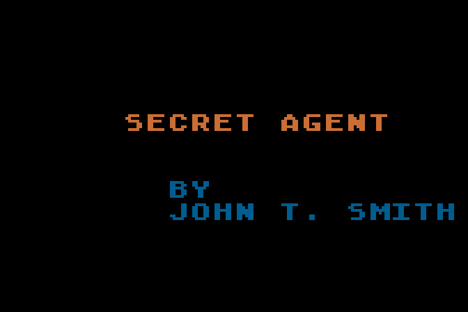 Secret Agent - Mission One atari screenshot