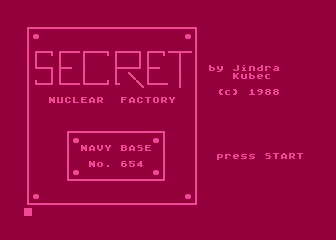 Secret Nuclear Factory atari screenshot