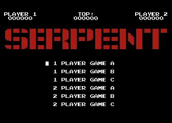 Serpent atari screenshot