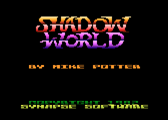 Shadow World atari screenshot