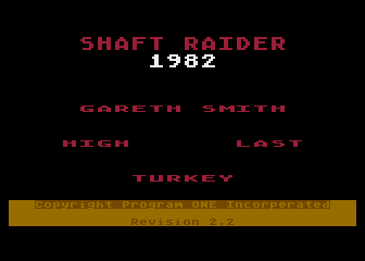 Shaft Raider atari screenshot