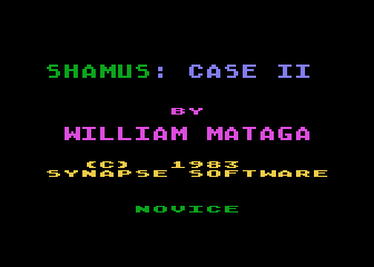 Shamus - Case II atari screenshot