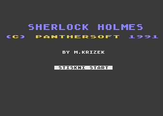 Sherlock Holmes atari screenshot