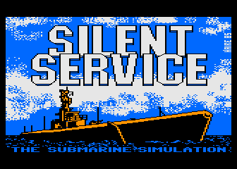 Silent Service atari screenshot