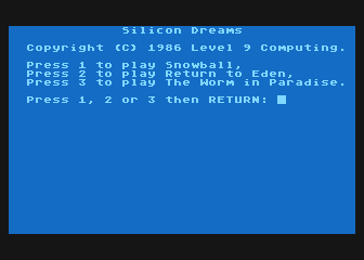 Silicon Dreams atari screenshot