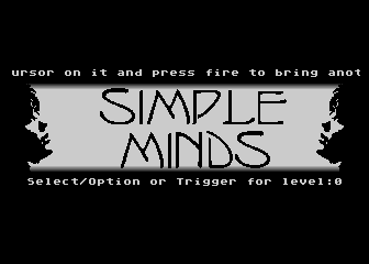 Simple Minds atari screenshot