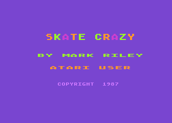 Skate Crazy atari screenshot