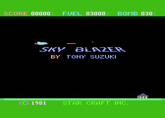 Sky Blazer atari screenshot