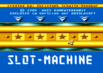 Slot Machine atari screenshot