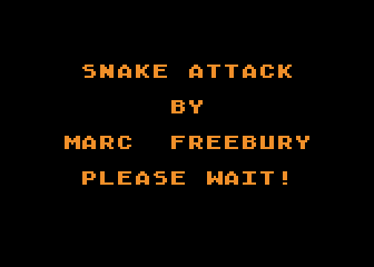 Snake Attack atari screenshot