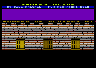 Snakes Alive! atari screenshot