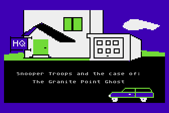 Snooper Troops - Case #1 - The Granite Point Ghost atari screenshot