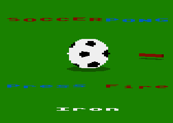 Soccer Pong atari screenshot