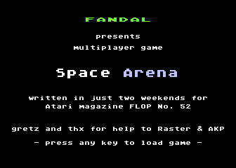 Space Arena atari screenshot