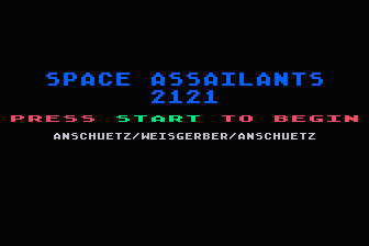 Space Assailants 2121 atari screenshot