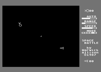 Space Battle atari screenshot
