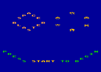 Space Blaster atari screenshot