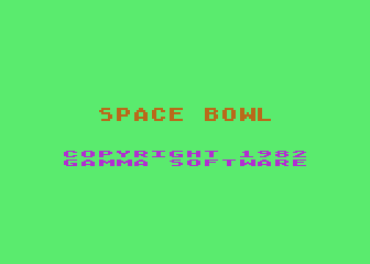 Space Bowl atari screenshot