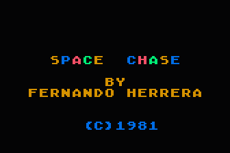 Space Chase atari screenshot