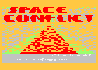 Space Conflict atari screenshot