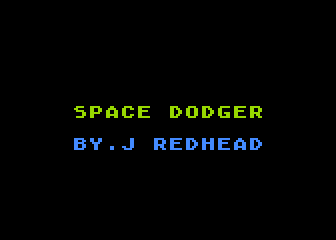 Space Dodger atari screenshot