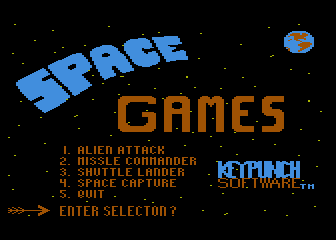 [COMP] Space Games atari screenshot