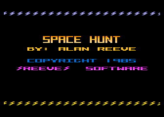 Space Hunt atari screenshot