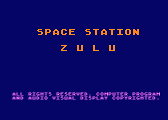 Space Station Zulu atari screenshot