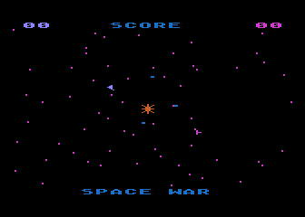 Space War atari screenshot