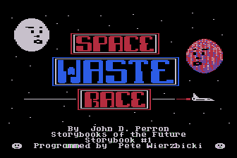 Space Waste Race atari screenshot