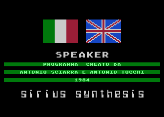 Speaker - Corso di Inglese atari screenshot